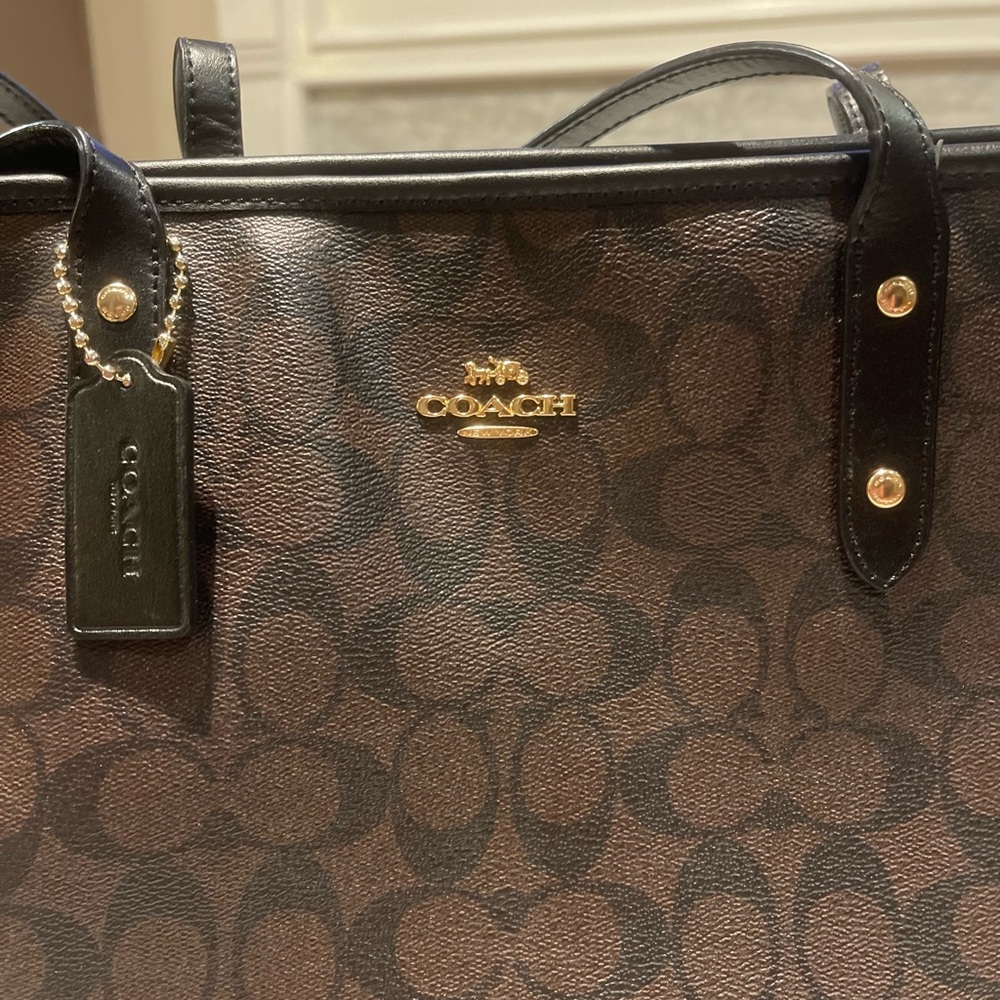 Coach F58292 Signature City Zip Purse